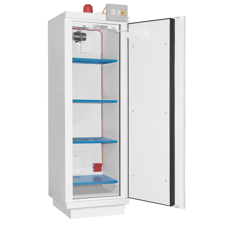 90-Min 1 door Fire Resistant Lithium-Ion Battery Cabinet with Alarm System 2020 x 635 x 620 mm