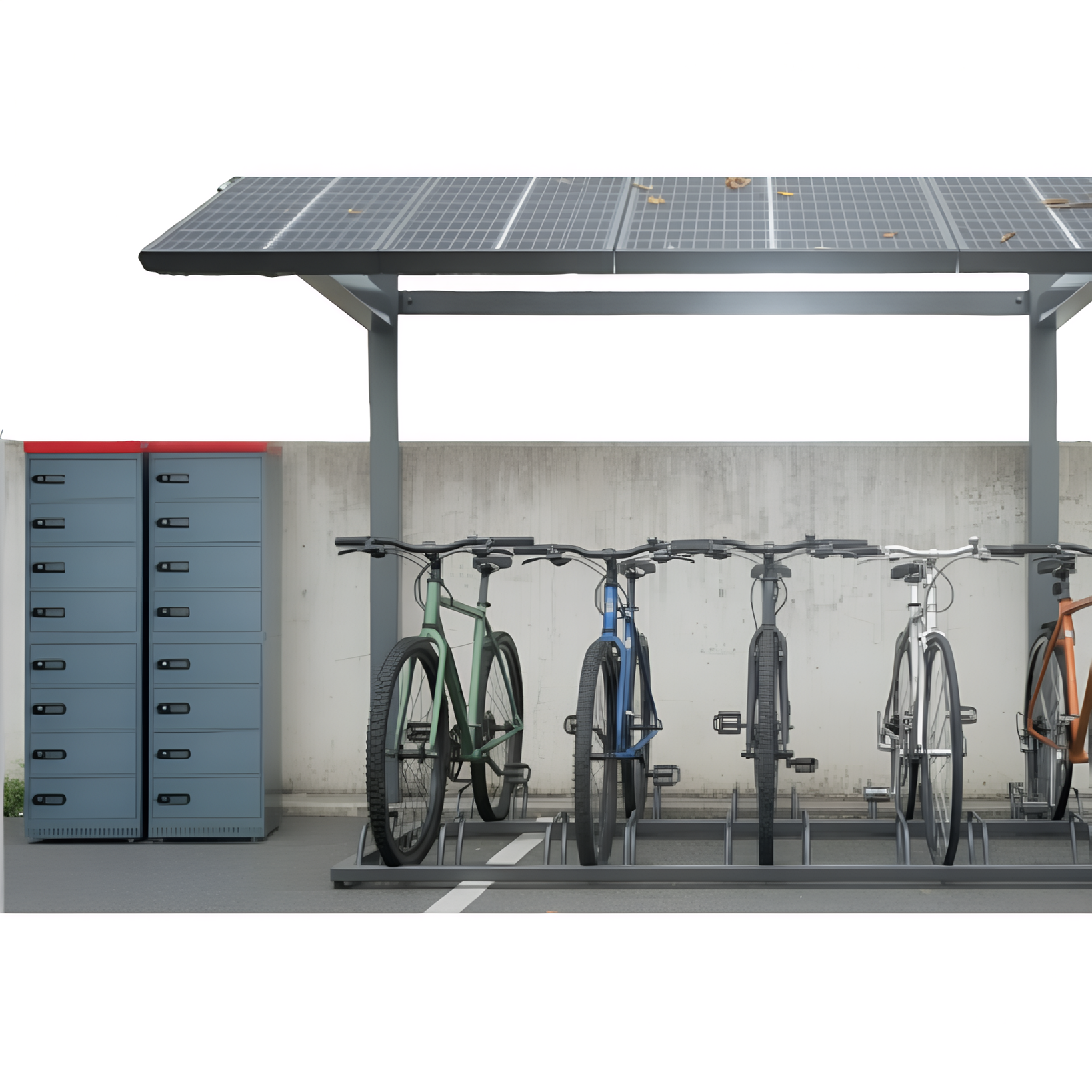 Outdoor Lithium‑Ion Battery Charging Safety Cabinet with Code Locks (4 or 8 Compartments) – CE / IEC/EN