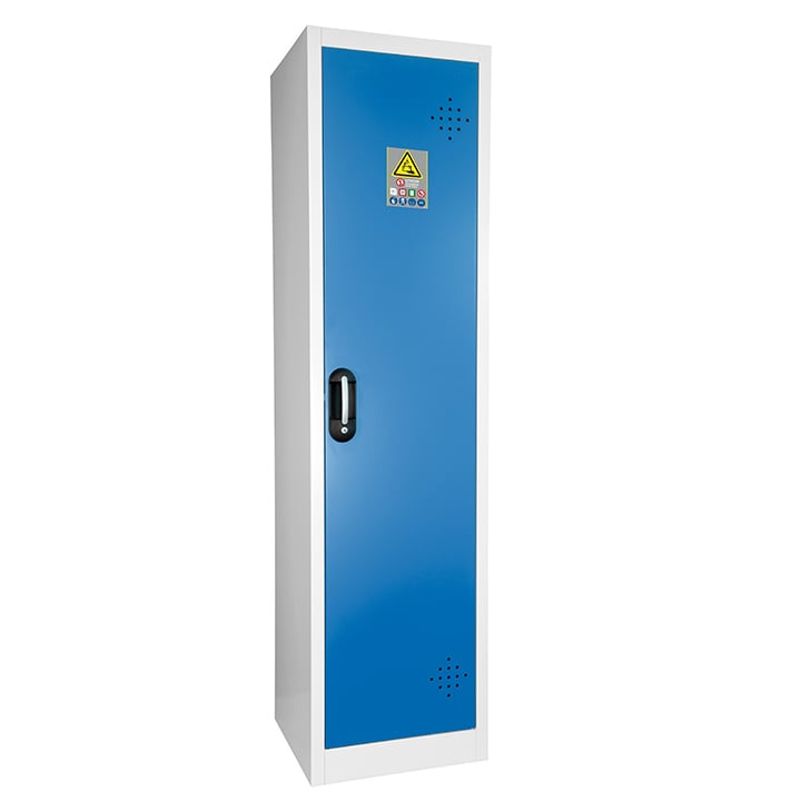 Lithium-Ion Battery  Safety Cabinet (Tall, 1 Door) – H1990 × W550 × D500 mm